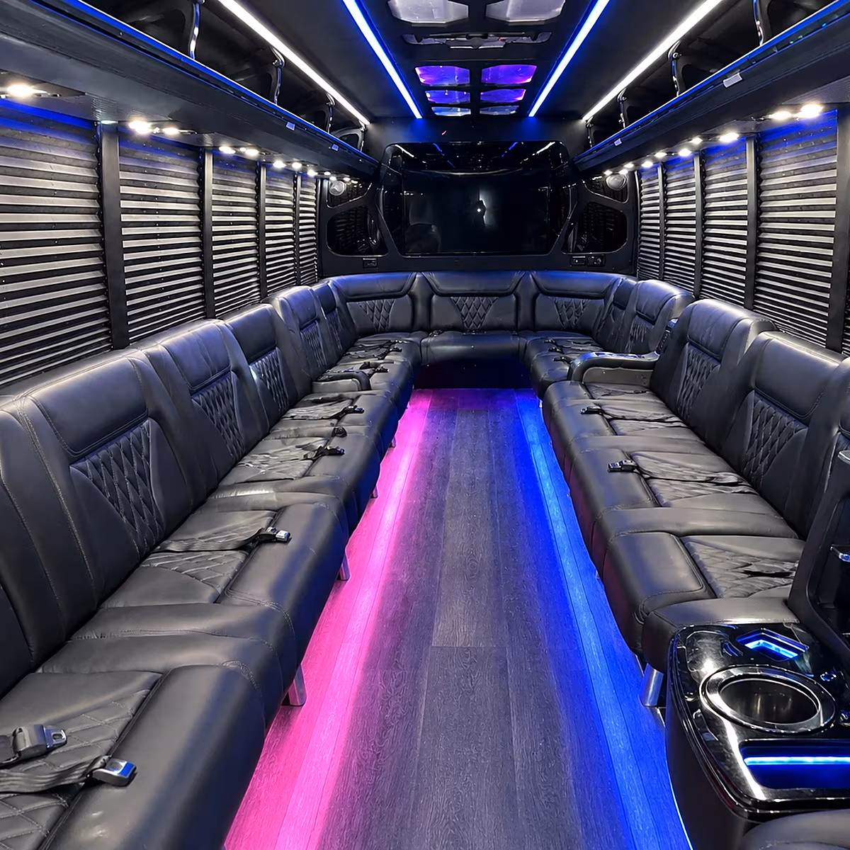 kissimmee party bus rentals inside